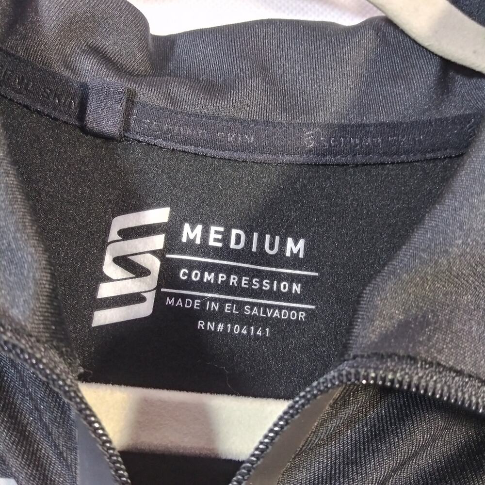 Second Skin Black Gray Compression Running Athlet… - image 7